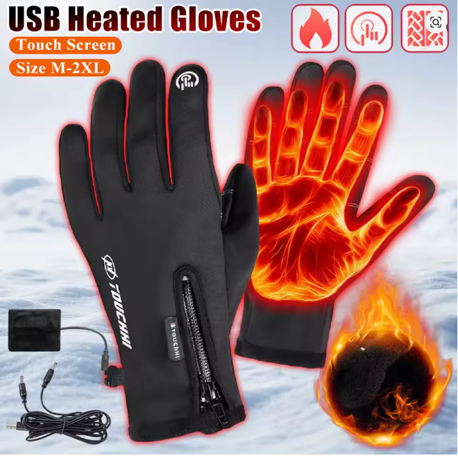 USB-beheizte Winterweste – Warme Thermo-Weste für Outdoor, Wandern & Ski
